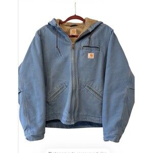 Carhartt Women's Sandstone Sierra Jacket (WJ141) Light Blue L 12-14